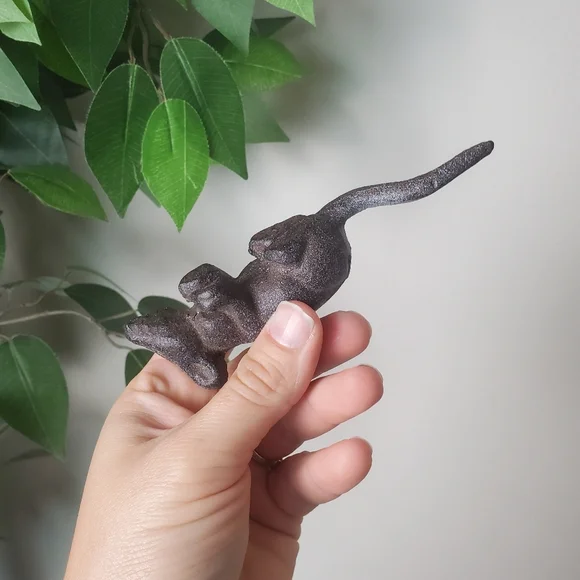 Cast Iron Mouse Paperweight Farmhouse Primitive Decor Small - Picture 4 of 8